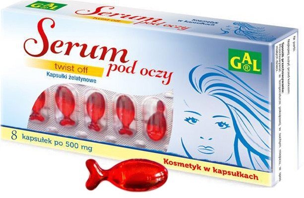 Zdjęcia - Kremy i toniki GAL Serum pod oczy, kapsułki żelatynowe, czerwone 8 szt