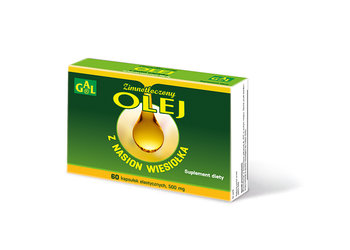 GAL, zimnotłoczony olej z nasion wiesiołka, suplement diety, 60 kapsułek elastycznych - Gal