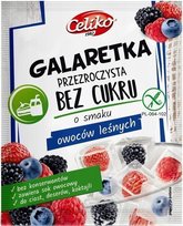 Galaretka bez cukru owoce leśne (przeźroczysta) Celiko, 14g Celiko