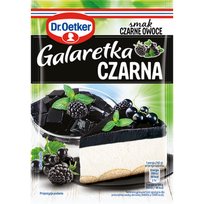 Galaretka czarna o smaku jeżyn i czarnej porzeczki 70 g Inna marka