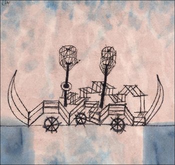 Galeria Plakatu, Alter Dampfer, Paul Klee, 40x40 cm - Galeria Plakatu