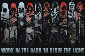 Galeria Plakatu, Assassins Creed Work In The Dark, 91,5x61 cm - Galeria Plakatu