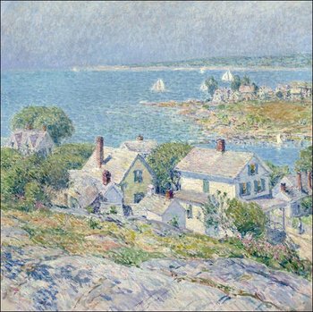 Galeria Plakatu, New England Headlands, Frederick Childe Hassam, 40x40 cm - Galeria Plakatu