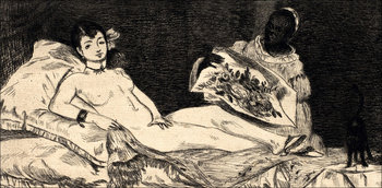 Galeria Plakatu, Olympia(Small Plate), Edouard Manet, 42x29,7 cm - Galeria Plakatu