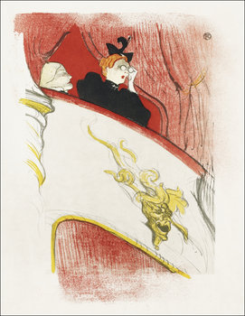 Galeria Plakatu, Plakat, Balcony with a Gilded Grotesque Mask, Henri De Toulouse-Lautrec, 60x80 cm - Galeria Plakatu