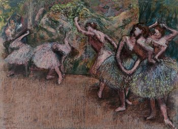 Galeria Plakatu, Plakat, Ballet Scene, Edgar Degas, 42x29,7 cm - Galeria Plakatu