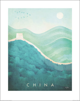 Galeria Plakatu, Plakat, Chiny i Mur Chiński, 40x50 cm - Galeria Plakatu