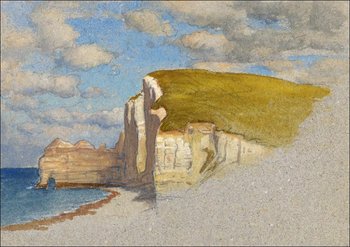 Galeria Plakatu, Plakat, Cliffs at Étretat, Samuel Colman, 91,5x61 cm - Galeria Plakatu