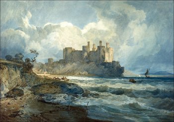 Galeria Plakatu, Plakat, Conway Castle, North Wales, William Turner, 91,5x61 cm - Galeria Plakatu
