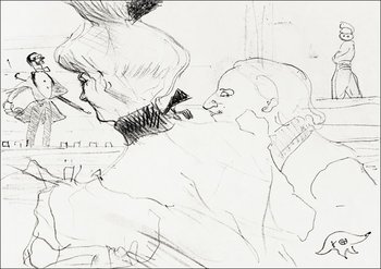 Galeria Plakatu, Plakat, Couple at a Café Concert, Henri De Toulouse-Lautrec, 60x40 cm - Galeria Plakatu
