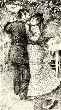 Galeria Plakatu, Plakat, Dance In The Country, Auguste Renoir, 21x29,7 cm - Galeria Plakatu