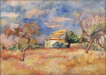 Galeria Plakatu, Plakat, Dovecote at Bellevue, Pierre-Auguste Renoir, 91,5x61 cm - Galeria Plakatu