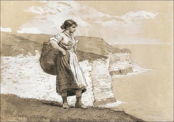 Galeria Plakatu, Plakat, Flamborough Head, England, Winslow Homer, 29,7x21 cm - Galeria Plakatu