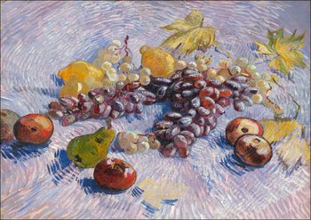Galeria Plakatu, Plakat, Grapes, Lemons, Pears, and Apples, Vincent Van Gogh, 42x29,7 cm - Galeria Plakatu