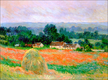 Galeria Plakatu, Plakat, Haystack at giverny 1886, Claude Monet, 29,7x21 cm - Galeria Plakatu