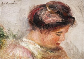 Galeria Plakatu, Plakat, Head of Young Gir, Pierre-Auguste Renoir, 40x60 cm - Galeria Plakatu