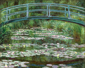 Galeria Plakatu, Plakat, Japoński mostek w Giverny, Claude Monet, 29,7x21 cm - Galeria Plakatu