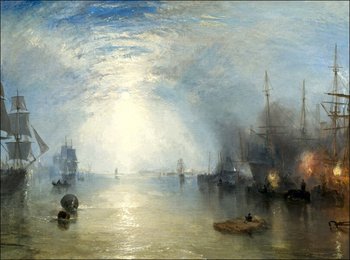 Galeria Plakatu, Plakat, Keelmen Heaving in Coals by Moonlight, William Turner, 100x70 cm - Galeria Plakatu