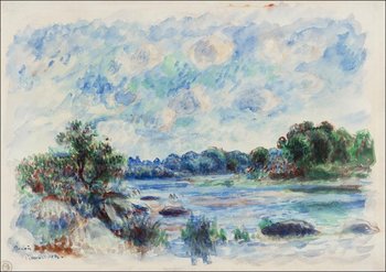 Galeria Plakatu, Plakat, Landscape at Pont–Aven, Pierre-Auguste Renoir, 70x50 cm - Galeria Plakatu