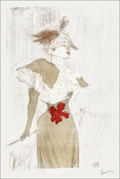 Galeria Plakatu, Plakat, Mademoiselle Marcelle Lender Standing, Henri De Toulouse-Lautrec, 21x29,7 cm - Galeria Plakatu