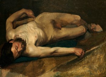 Galeria Plakatu, Plakat, Male Nude, Edgar Degas, 59,4x42 cm - Galeria Plakatu
