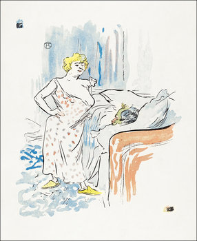 Galeria Plakatu, Plakat, Man and Woman print in high resolution, Henri De Toulouse-Lautrec, 21x29,7 cm - Galeria Plakatu