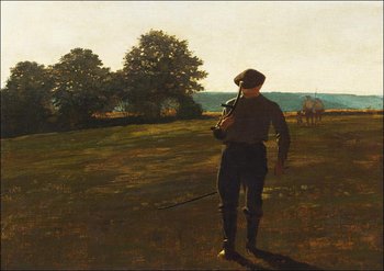 Galeria Plakatu, Plakat, Man with a Scythe, Winslow Homer, 42x29,7 cm - Galeria Plakatu