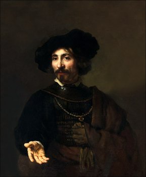 Galeria Plakatu, Plakat, Man with a Steel Gorget, Rembrandt, 60x80 cm - Galeria Plakatu