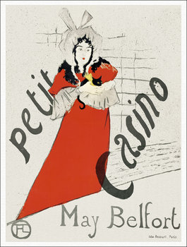 Galeria Plakatu, Plakat, May Belfort, Henri De Toulouse-Lautrec, 21x29,7 cm - Galeria Plakatu