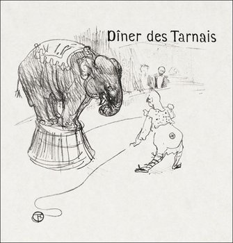 Galeria Plakatu, Plakat, Menu from the Dinner Tarnais, Henri De Toulouse-Lautrec, 50x50 cm - Galeria Plakatu
