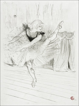 Galeria Plakatu, Plakat, Miss Ida Heath, English Dancer, Henri De Toulouse-Lautrec, 40x60 cm - Galeria Plakatu