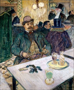 Galeria Plakatu, Plakat, Monsieur Boileau at the Café, Henri de Toulouse-Lautrec, 40x60 cm - Galeria Plakatu