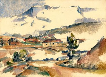 Galeria Plakatu, Plakat, Montagne Sainte-Victoire, From Near Gardanne, Paul Cézanne, 59,4X42 Cm - Galeria Plakatu