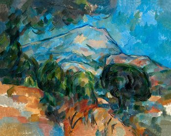 Galeria Plakatu, Plakat, Mount Sainte-Victoire1904, Paul Cézanne, 59,4X42 Cm - Galeria Plakatu