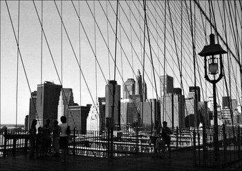 Galeria Plakatu, Plakat, Nowy Jork. New York Bridge, 29,7x21 cm - Galeria Plakatu