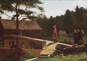 Galeria Plakatu, Plakat, Old Mill, The Morning Bell, Winslow Homer, 59,4x42 cm - Galeria Plakatu