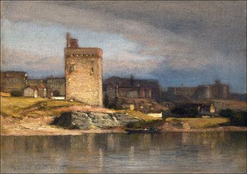 Galeria Plakatu, Plakat, Old Tower at Avignon, Samuel Colman, 70x50 cm - Galeria Plakatu