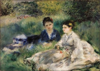 Galeria Plakatu, Plakat, On the Grass, Pierre-Auguste Renoir, 59,4x42 cm - Galeria Plakatu