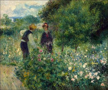 Galeria Plakatu, Plakat, Picking Flowers, Auguste Renoir, 91,5x61 cm - Galeria Plakatu
