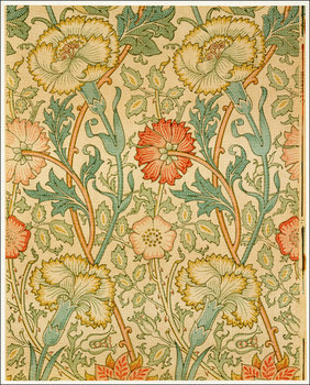 Galeria Plakatu, Plakat, Pink and Rose, William Morris, 21x29,7 cm - Galeria Plakatu