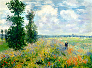 Galeria Plakatu, Plakat, Pole Maków Argenteuil, Claude Monet, 60x40 cm - Galeria Plakatu