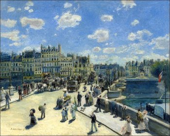 Galeria Plakatu, Plakat, Pont Neuf, Paris, Auguste Renoir, 59,4x42 cm - Galeria Plakatu
