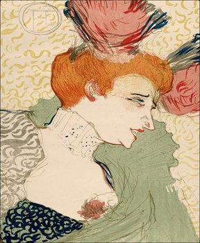 Galeria Plakatu, Plakat, Portrait Bust of Mademoiselle Marcelle Lender, Henri de Toulouse-Lautrec, 21x29,7 cm - Galeria Plakatu