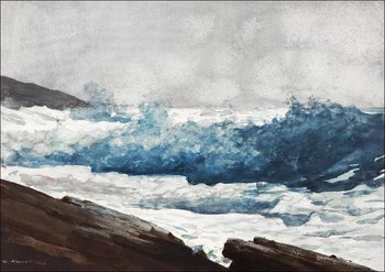 Galeria Plakatu, Plakat, Prout’s Neck, Breakers, Winslow Homer, 42x29,7 cm - Galeria Plakatu