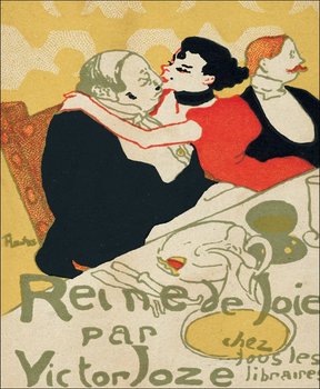 Galeria Plakatu, Plakat, Reine de Joie, Henri de Toulouse-Lautrec, 21x29,7 cm - Galeria Plakatu