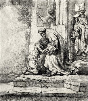 Galeria Plakatu, Plakat, Return of the Prodigal Son, Rembrandt, 21x29,7 cm - Galeria Plakatu
