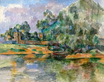 Galeria Plakatu, Plakat, Riverbank, Paul Cézanne, 59,4X42 Cm - Galeria Plakatu