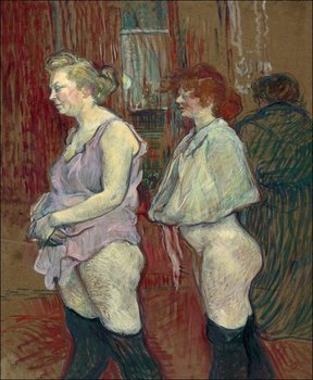 Galeria Plakatu, Plakat, Rue des Moulins, Henri de Toulouse-Lautrec, 40x60 cm - Galeria Plakatu