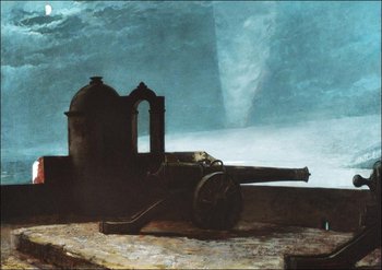 Galeria Plakatu, Plakat, Searchlight on Harbor Entrance, Santiago de Cuba, Winslow Homer, 29,7x21 cm - Galeria Plakatu