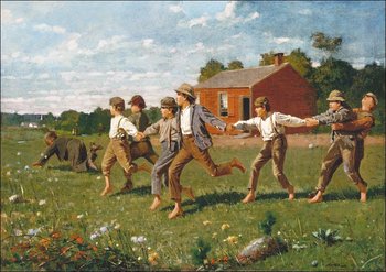 Galeria Plakatu, Plakat, Snap the Whip, Winslow Homer, 59,4x42 cm - Galeria Plakatu